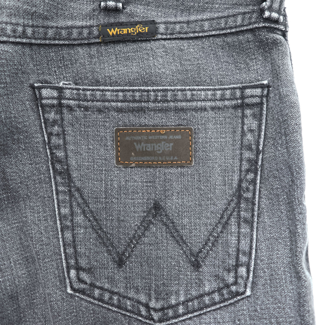 Wrangler WCM-150 Black Denim Jeans W28 x L32 Made in Japan
