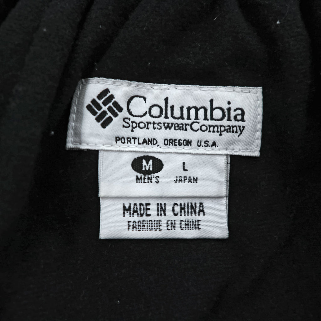 90s Columbia SM8180 Full Side Zip Snow Pants Black Men's M