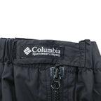 90s Columbia SM8180 Full Side Zip Snow Pants Black Men's M