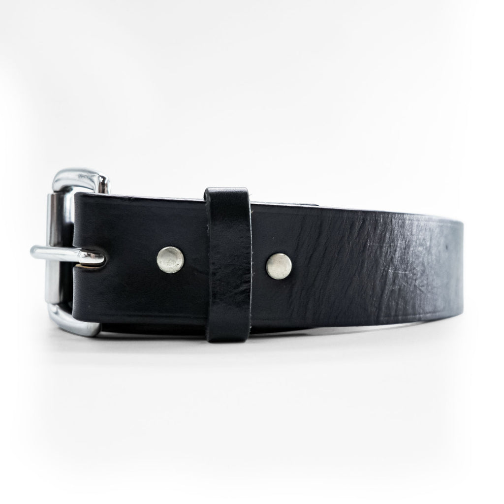 FILSON ブライドルレザー ベルト ブラック シルバー ローラー メタル バックル 35mm 本革