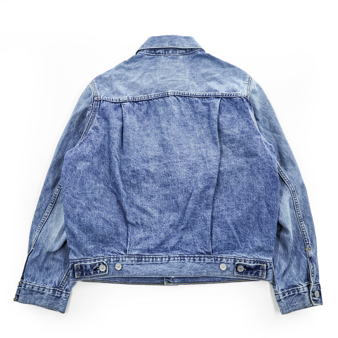 Levi's PREMIUM ビッグＥ 2ndタイプ デニムジャケット Gジャン S タック プリーツ セルヴィッヂ RELAXED PC9-A7632-0014
