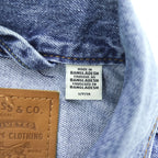 Levi's PREMIUM ビッグＥ 2ndタイプ デニムジャケット Gジャン S タック プリーツ セルヴィッヂ RELAXED PC9-A7632-0014