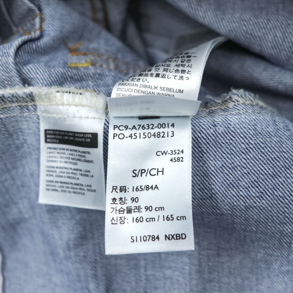 Levi's PREMIUM ビッグＥ 2ndタイプ デニムジャケット Gジャン S タック プリーツ セルヴィッヂ RELAXED PC9-A7632-0014