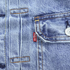 Levi's PREMIUM ビッグＥ 2ndタイプ デニムジャケット Gジャン S タック プリーツ セルヴィッヂ RELAXED PC9-A7632-0014