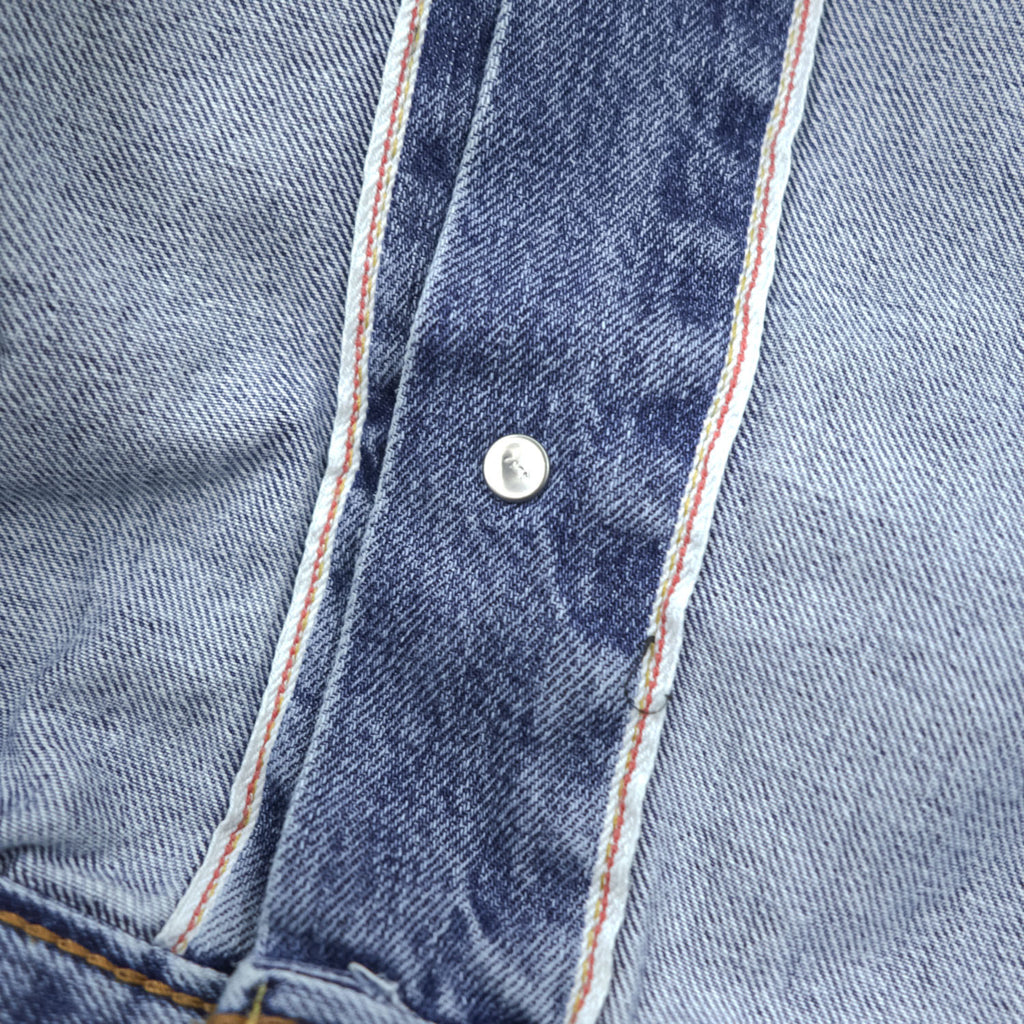 Levi's PREMIUM ビッグＥ 2ndタイプ デニムジャケット Gジャン S タック プリーツ セルヴィッヂ RELAXED PC9-A7632-0014
