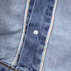 Levi's PREMIUM ビッグＥ 2ndタイプ デニムジャケット Gジャン S タック プリーツ セルヴィッヂ RELAXED PC9-A7632-0014