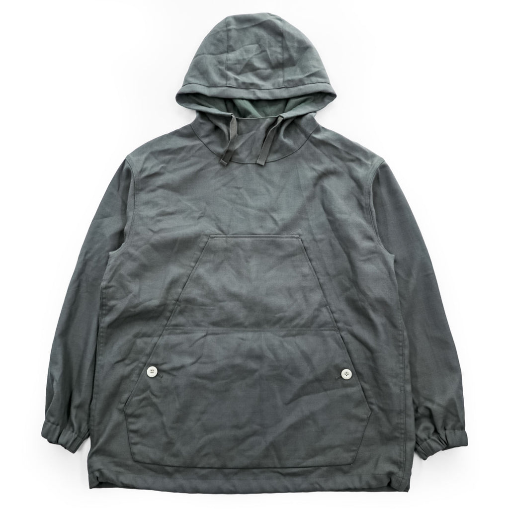 snow peak ハイブリッドウールユーティリティパーカ フーデッドジャケット M ドローコード ビッグポケット 20s HOME CAMP JK-25SU104