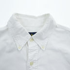 Ralph Lauren 長袖 オックスフォードシャツ L ホワイト スモールポニー ロゴ 刺繍 ボタンダウン