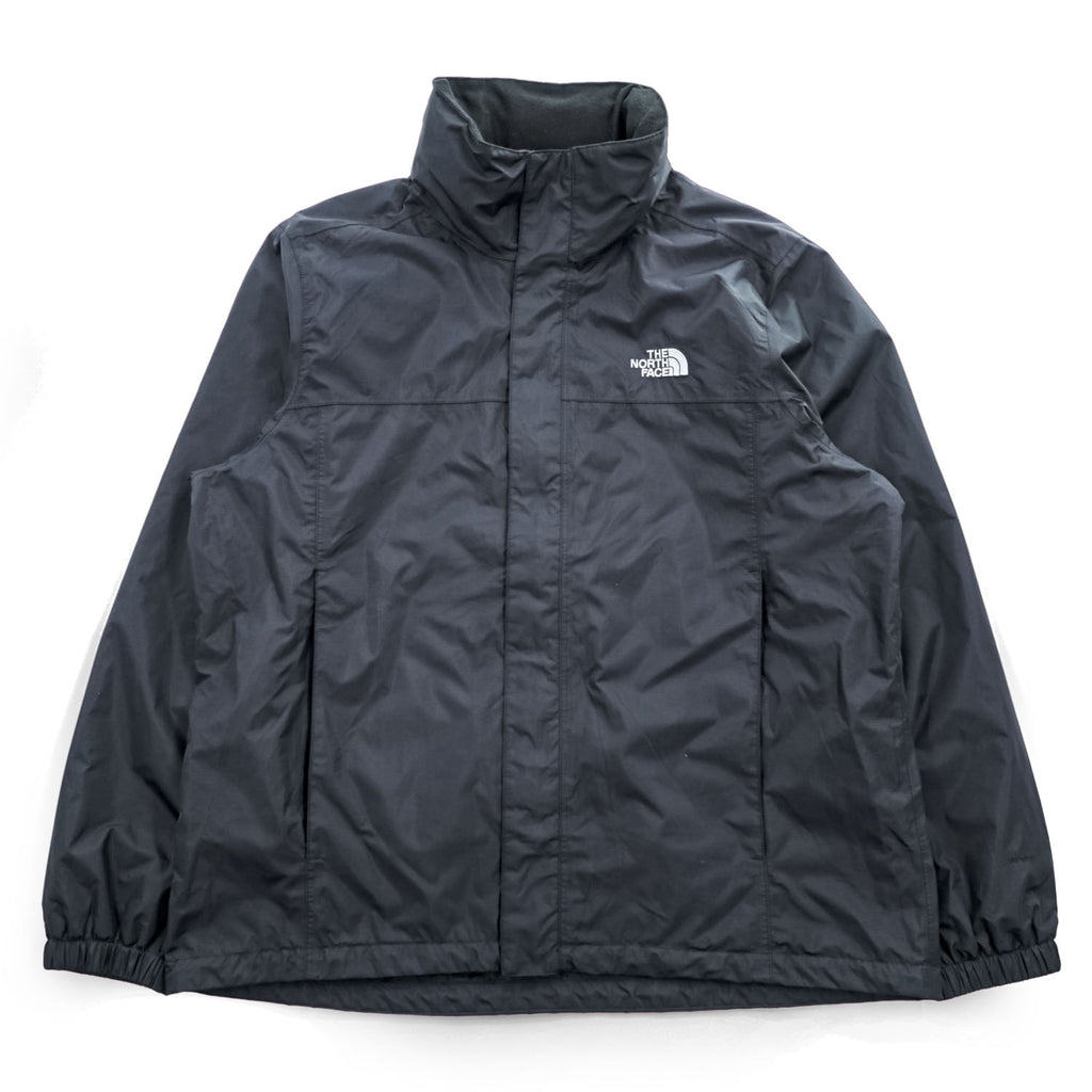 THE NORTH FACE シェル レインジャケット Resolve 2 Hooded Rain Jacket マウンテンパーカー XL ブラック 防水 リップストップ ドローコード フード収納 A2VD5