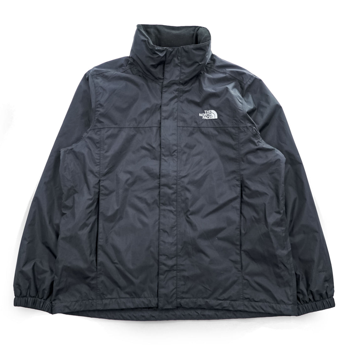 THE NORTH FACE シェル レインジャケット Resolve 2 Hooded Rain Jacket マウンテンパーカー XL ブラック 防水 リップストップ ドローコード フード収納 A2VD5