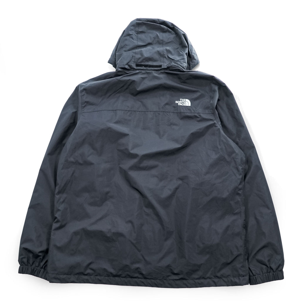 THE NORTH FACE シェル レインジャケット Resolve 2 Hooded Rain Jacket マウンテンパーカー XL ブラック 防水 リップストップ ドローコード フード収納 A2VD5