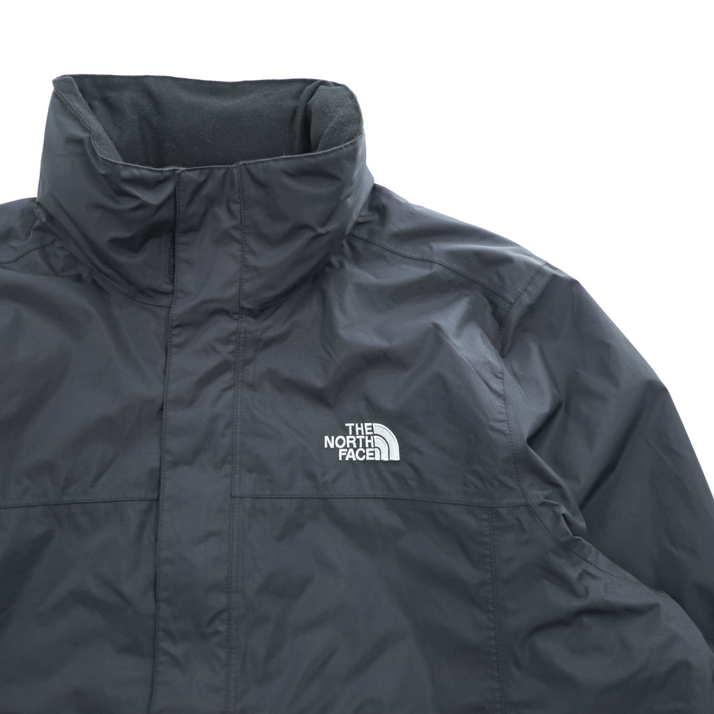 THE NORTH FACE シェル レインジャケット Resolve 2 Hooded Rain Jacket マウンテンパーカー XL ブラック 防水 リップストップ ドローコード フード収納 A2VD5