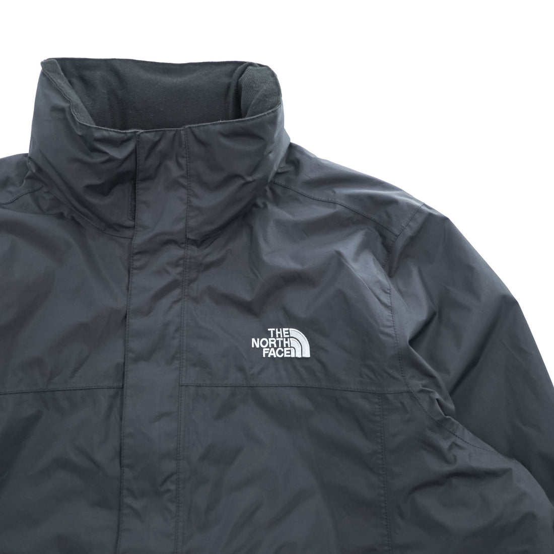 THE NORTH FACE シェル レインジャケット Resolve 2 Hooded Rain Jacket マウンテンパーカー XL ブラック 防水 リップストップ ドローコード フード収納 A2VD5