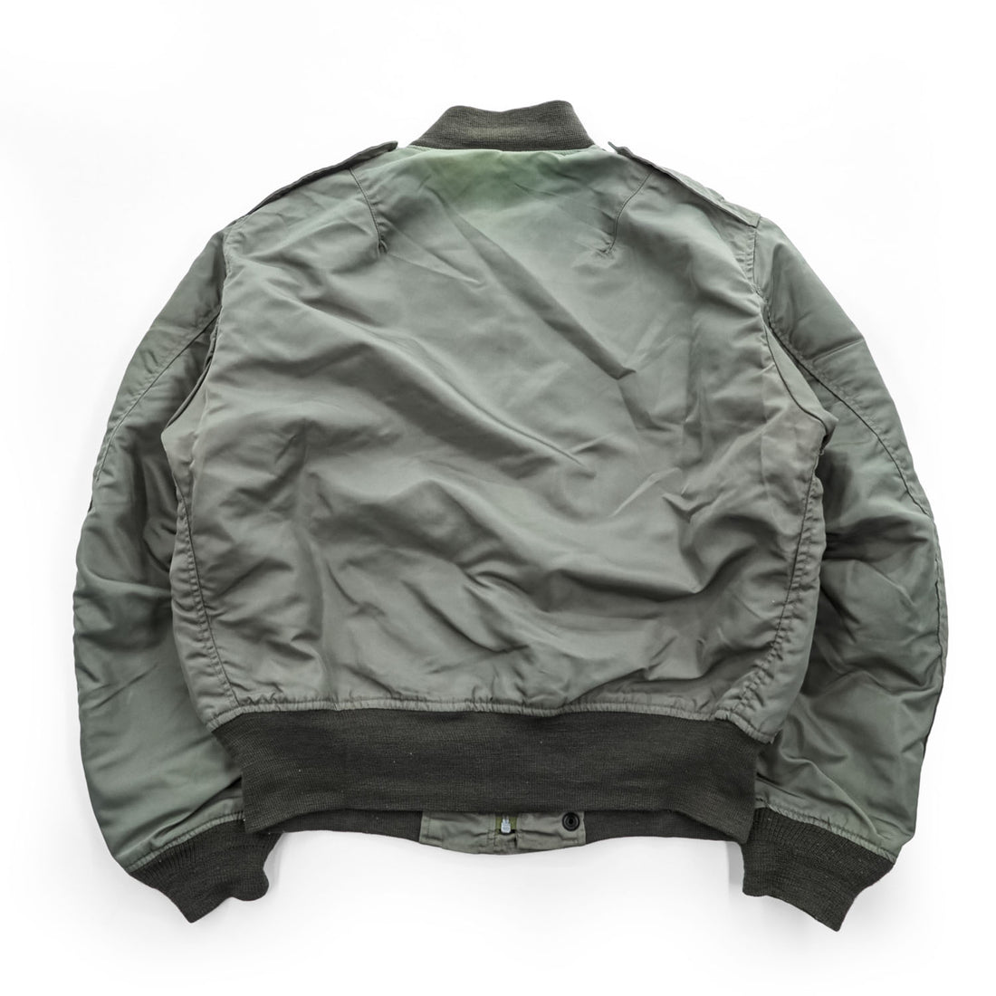 Buzz Rickson's L-2B Flight Jacket Medium Sage Green Nylon USAF TOPS Apparel