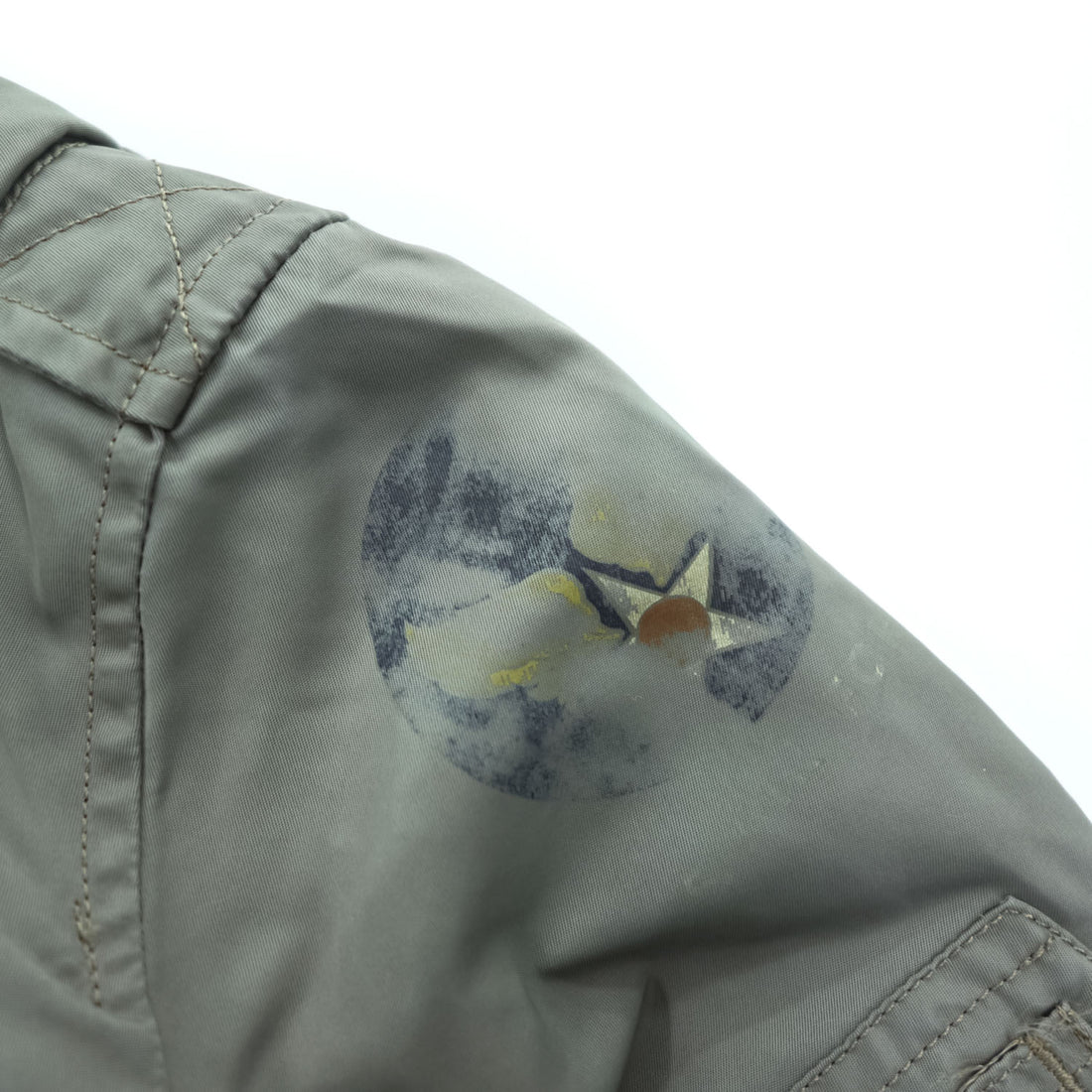 Buzz Rickson's L-2B Flight Jacket Medium Sage Green Nylon USAF TOPS Apparel