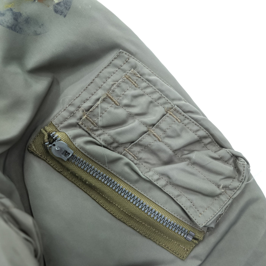 Buzz Rickson's L-2B Flight Jacket Medium Sage Green Nylon USAF TOPS Apparel