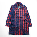 LAUREN RALPH LAUREN ダブルブレスト トレンチコート L レッド ネイビー チェック ベルト付