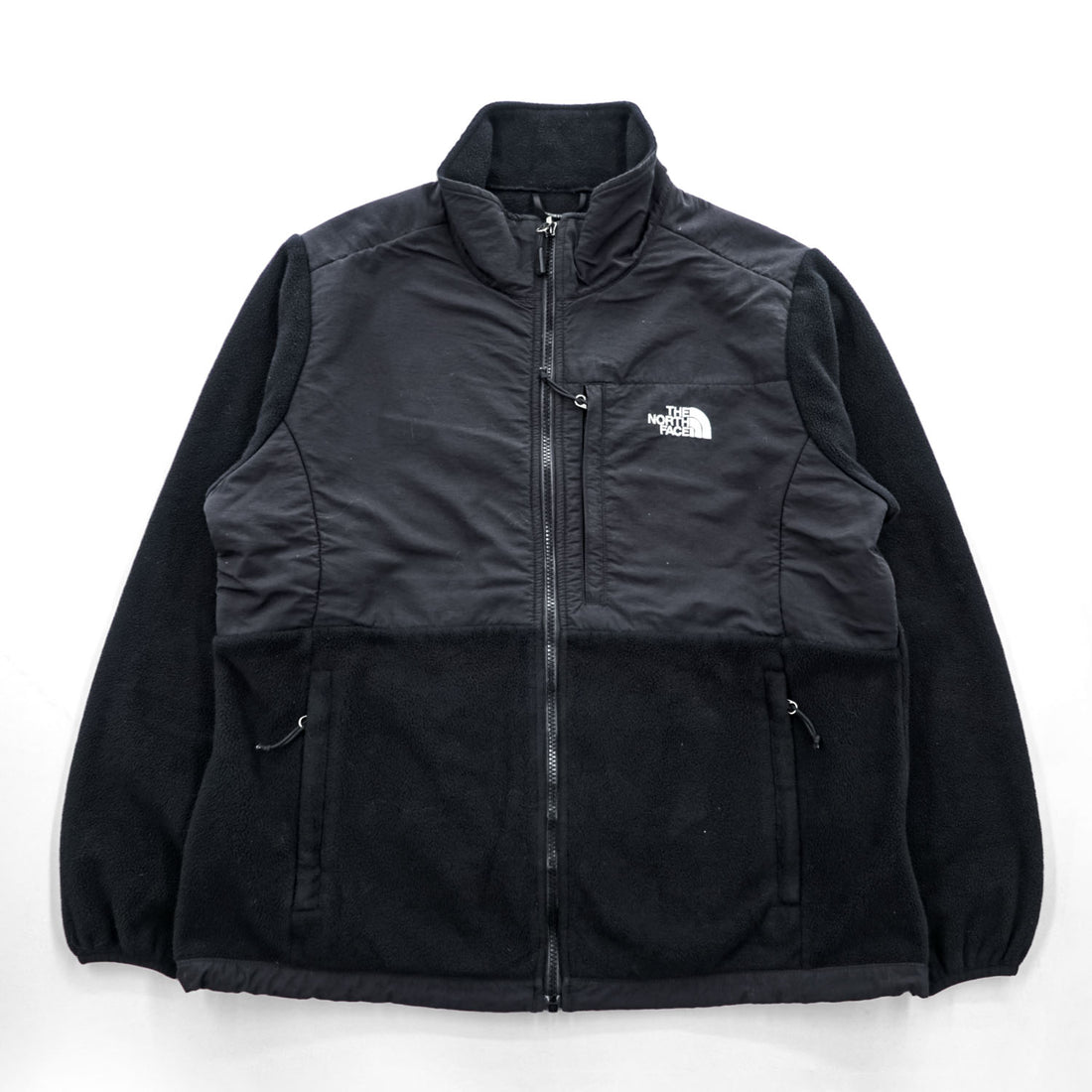 THE NORTH FACE デナリ Denali Jacket ポーラテック Polartec フリースジャケット M ブラック ナイロン切替 ドローコード USA規格