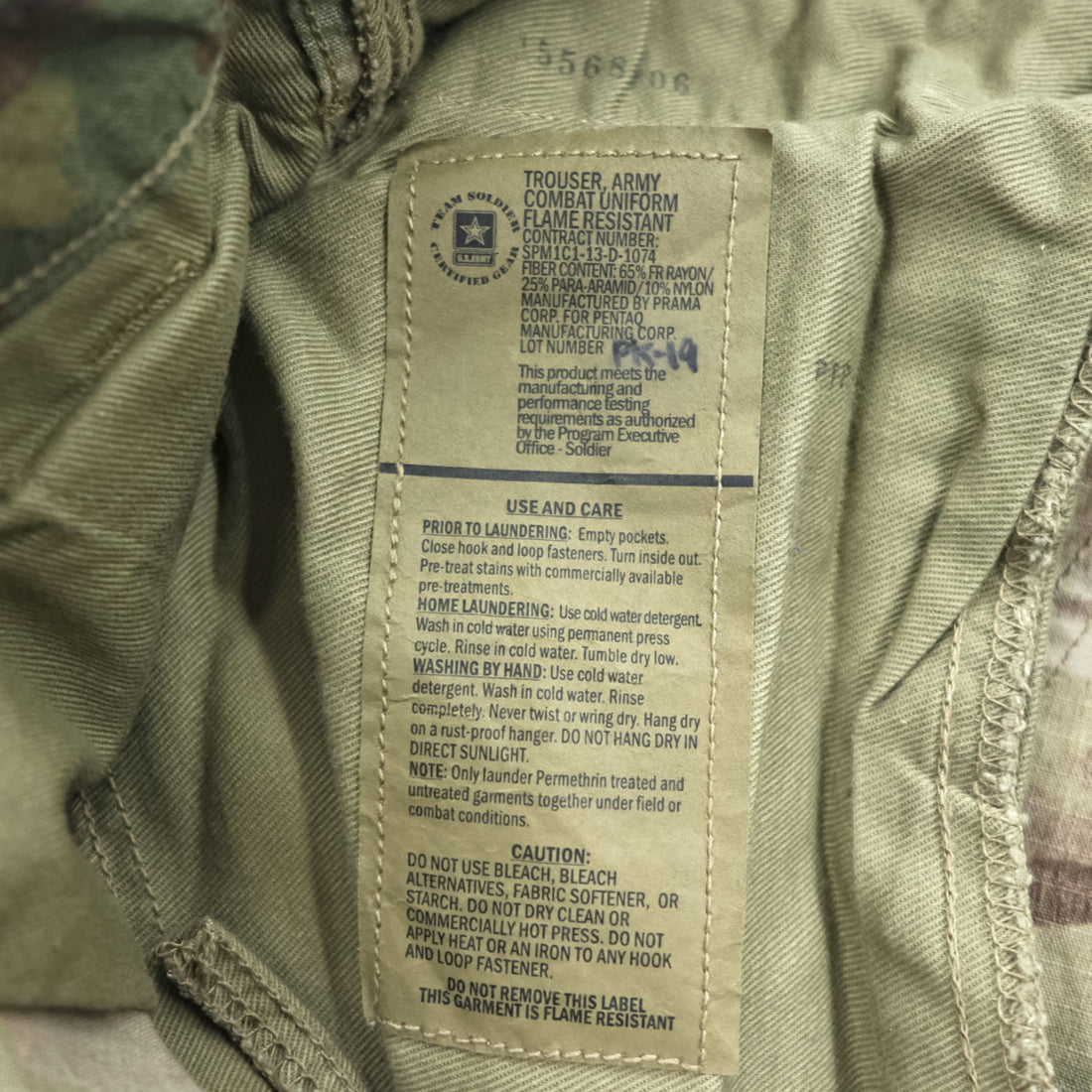 US ARMY 米軍 ミリタリー FRACU カーゴパンツ 難燃 リップストップ マルチカム カモフラ Flame Resistant Army Combat Uniform 8415-01-598-9860