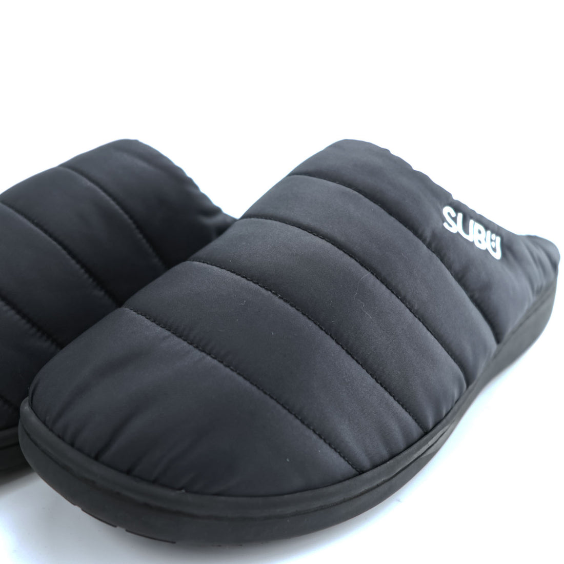 SUBU 中綿 スリッパ サンダル 26.0〜27.5cm ブラック PERMANENT スリッポン