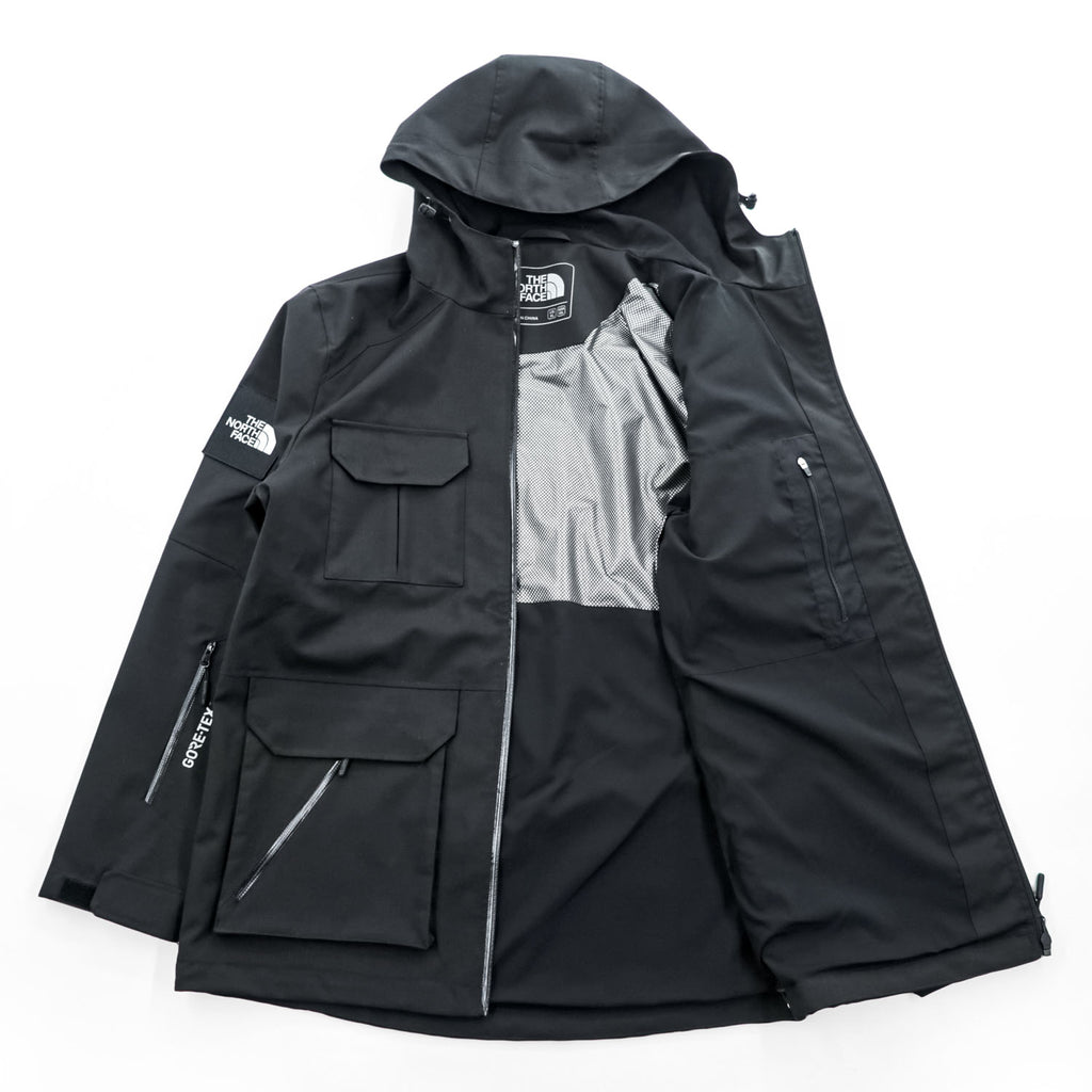 THE NORTH FACE ゴアテックス GORE-TEX 防水 マウンテンパーカー シェル レインジャケット XXL ブラック ドローコード 止水ジップ ユーティリティ マルチポケット