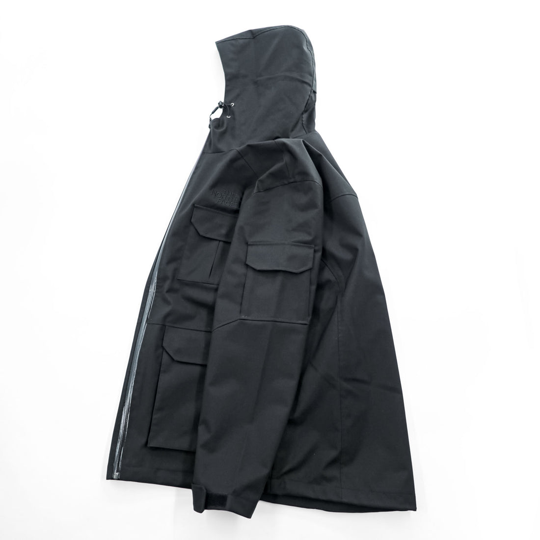 THE NORTH FACE ゴアテックス GORE-TEX 防水 マウンテンパーカー シェル レインジャケット XXL ブラック ドローコード 止水ジップ ユーティリティ マルチポケット