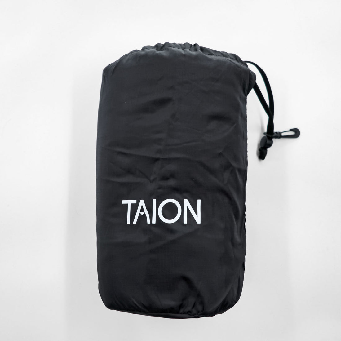 TAION ワーク コーデュロイ ダウンベスト L ブラック Vネック 収納袋付き
