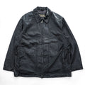 90s Columbia Sportswear Black Genuine Leather Zip Up Jacket Mens XL Vintage