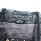 90s Columbia Sportswear Black Genuine Leather Zip Up Jacket Mens XL Vintage