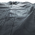 90s Columbia Sportswear Black Genuine Leather Zip Up Jacket Mens XL Vintage