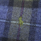 POLO RALPH LAUREN Made in Italy Reversible Plaid Wool Nylon Scarf