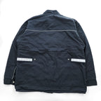 TOMMY HILFIGER DENIM  RED LABEL Double Zip Motorcycle Jacket XL, Black Nylon Checked Lining