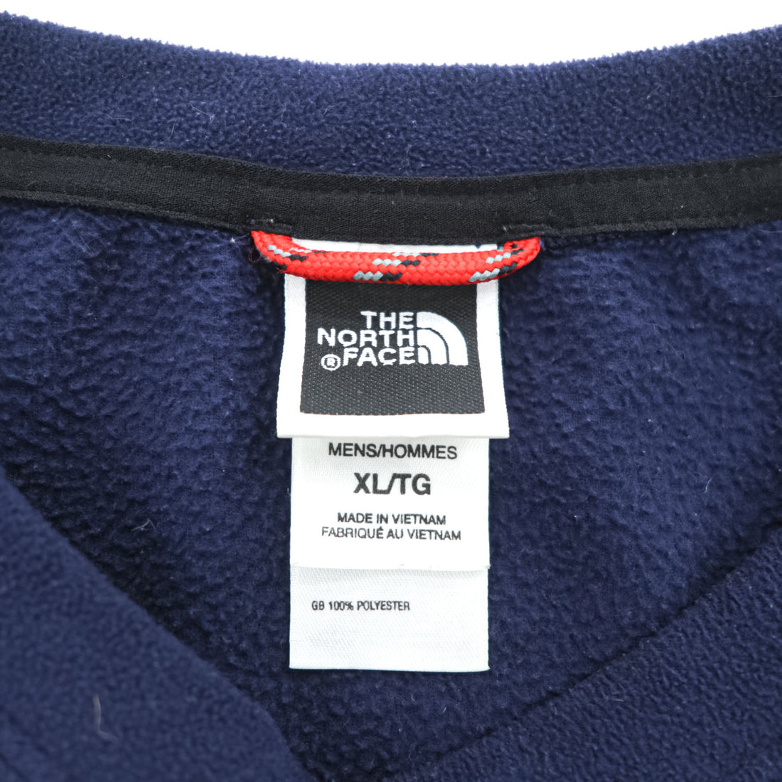 THE NORTH FACE フリース プルオーバー スウェット サイドライン トレーナー XL ネイビー USA規格 ATJ1