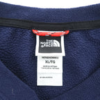 THE NORTH FACE フリース プルオーバー スウェット サイドライン トレーナー XL ネイビー USA規格 ATJ1