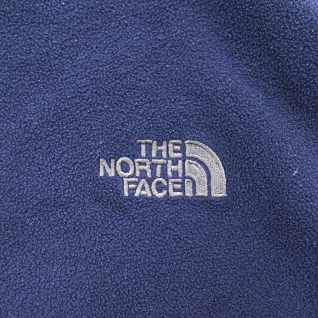 THE NORTH FACE フリース プルオーバー スウェット サイドライン トレーナー XL ネイビー USA規格 ATJ1