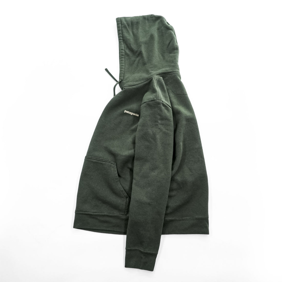 Patagonia プルオーバー パーカー M カーキ グリーン 裏起毛 フィッツロイ・アイコン・アップライザル・フーディ 39666 カンガルーポケット