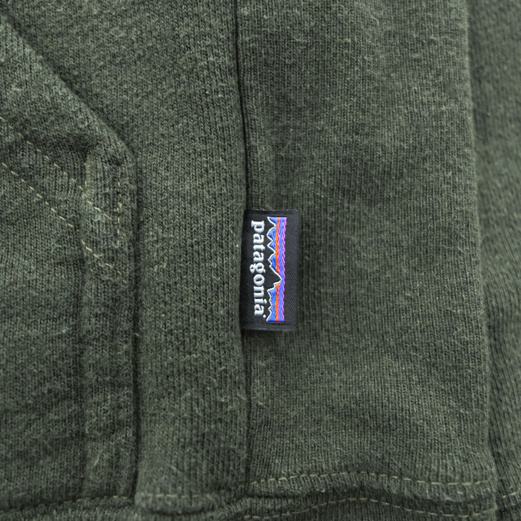 Patagonia プルオーバー パーカー M カーキ グリーン 裏起毛 フィッツロイ・アイコン・アップライザル・フーディ 39666 カンガルーポケット