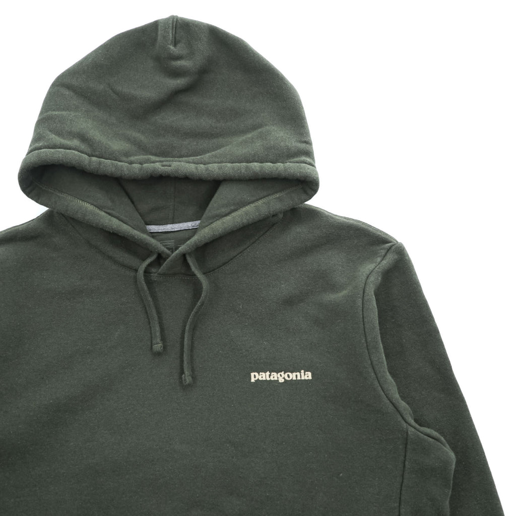 Patagonia プルオーバー パーカー M カーキ グリーン 裏起毛 フィッツロイ・アイコン・アップライザル・フーディ 39666 カンガルーポケット