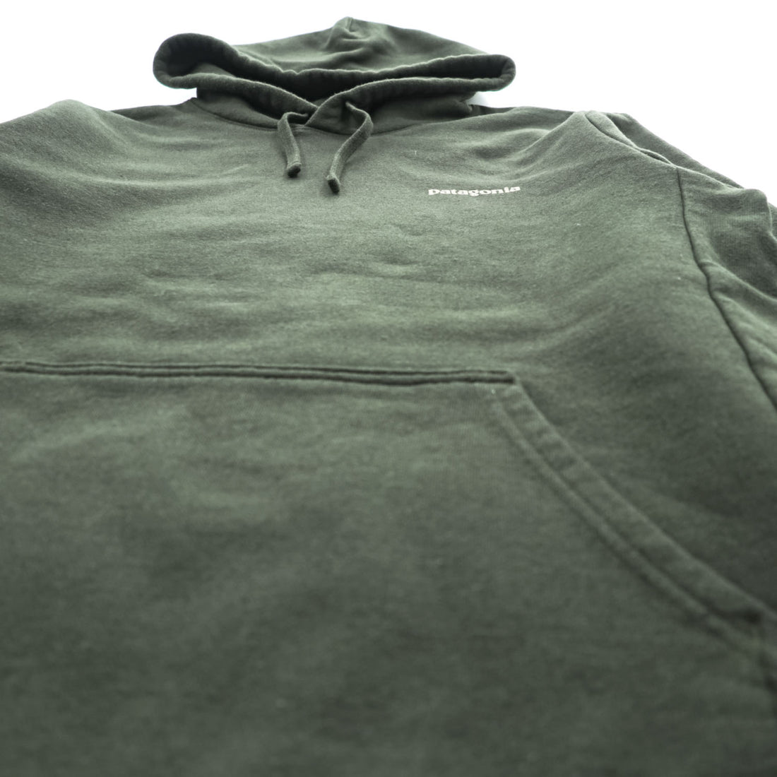 Patagonia プルオーバー パーカー M カーキ グリーン 裏起毛 フィッツロイ・アイコン・アップライザル・フーディ 39666 カンガルーポケット