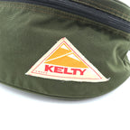 KELTY ボディバッグ ウエストポーチ CORDURA コーデュラ ナイロン カーキ グリーン