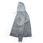 Polo Ralph Lauren Pullover Hoodie XL Grey Small Pony Logo Embroidery Oversized Thermal Waffle Front V
