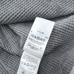 Polo Ralph Lauren Pullover Hoodie XL Grey Small Pony Logo Embroidery Oversized Thermal Waffle Front V