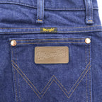 Wrangler デニムパンツ ジーンズ M インディゴ ブルー リジッド Cowboy Cut Slim Fit 936DEN