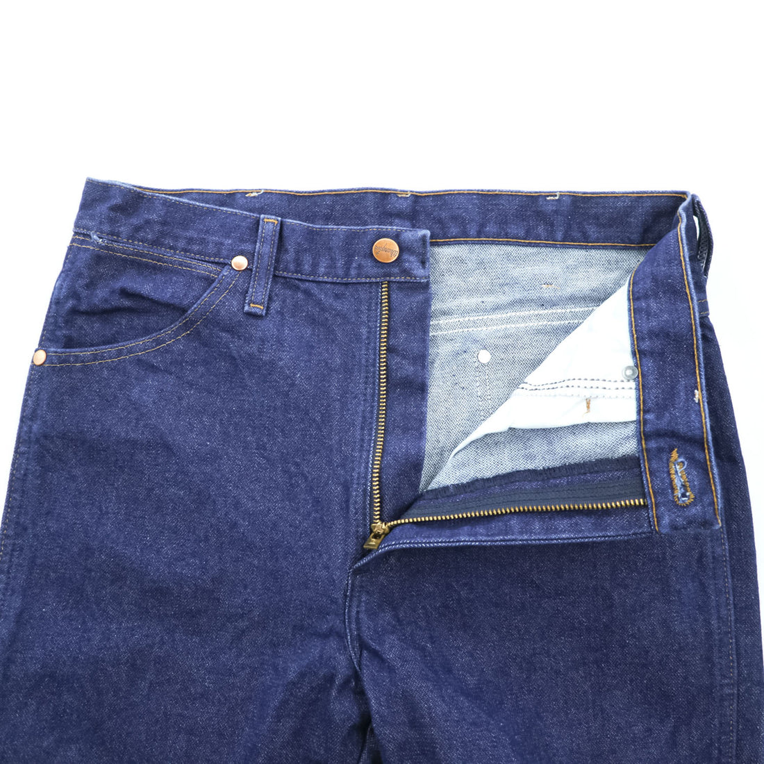 Wrangler デニムパンツ ジーンズ M インディゴ ブルー リジッド Cowboy Cut Slim Fit 936DEN