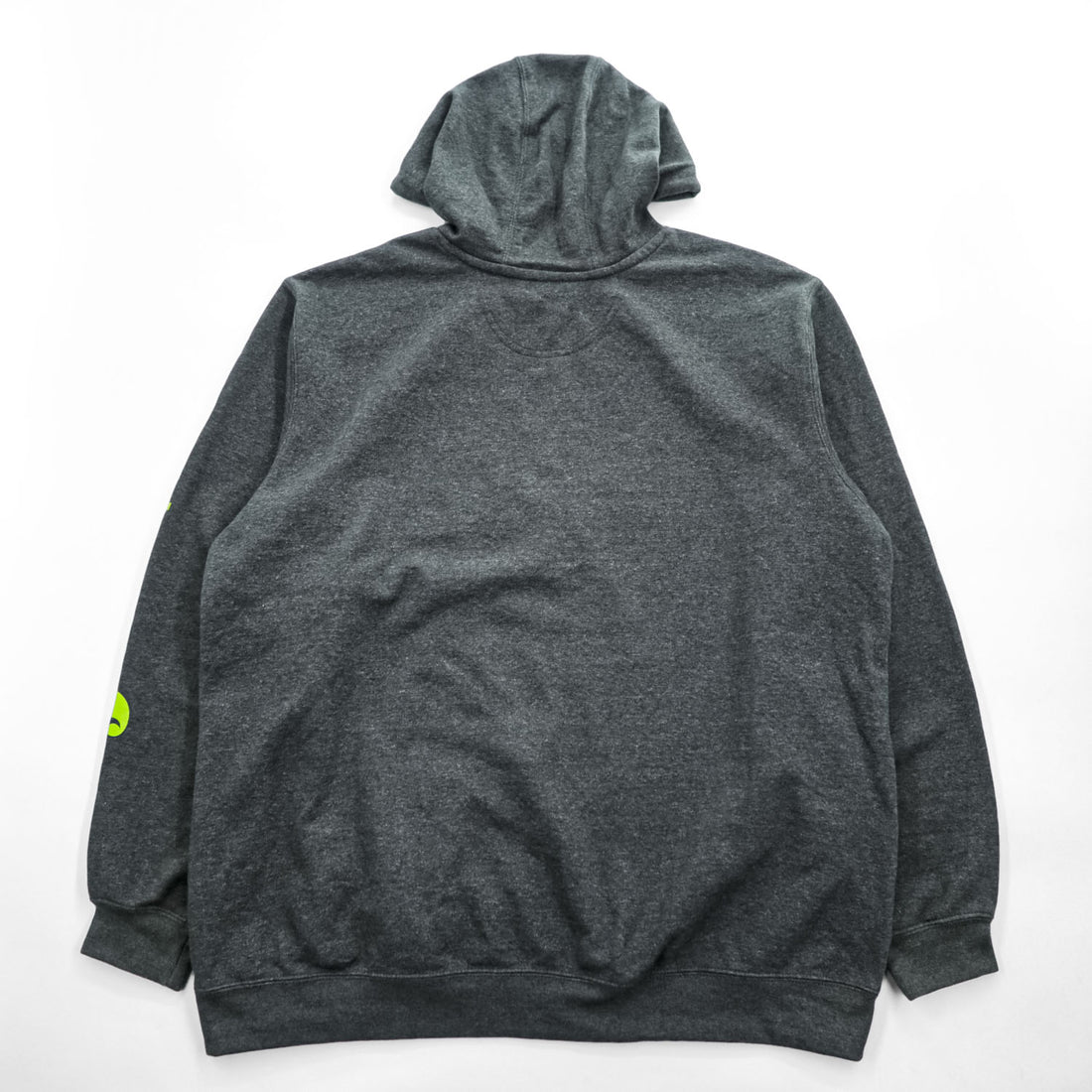 carhartt プルオーバー パーカー XL グレー 裏起毛 ロゴスリーブ ビッグサイズ LOOSE FIT カンガルーポケット K288