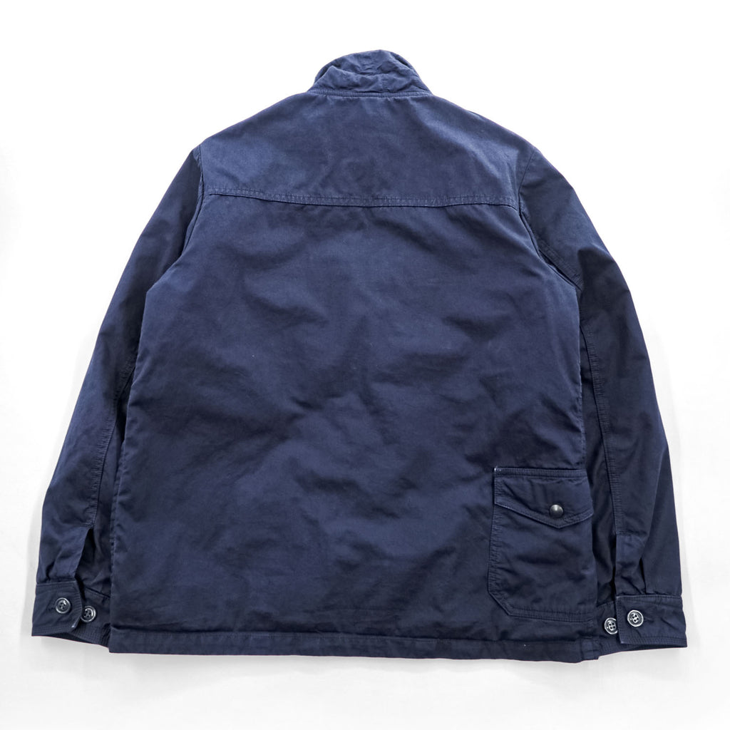 quadro プルオーバー ミリタリージャケット M ネイビー 中綿 サイドジップ hippocampus VINTAGE FATIGUES MHT アノラック