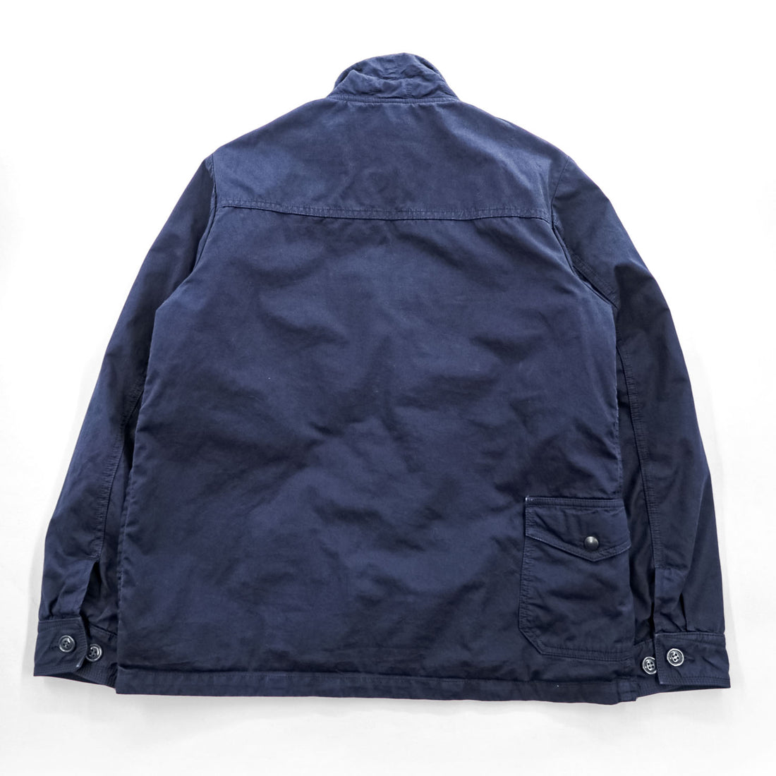quadro プルオーバー ミリタリージャケット M ネイビー 中綿 サイドジップ hippocampus VINTAGE FATIGUES MHT アノラック