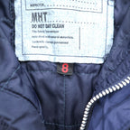 quadro プルオーバー ミリタリージャケット M ネイビー 中綿 サイドジップ hippocampus VINTAGE FATIGUES MHT アノラック