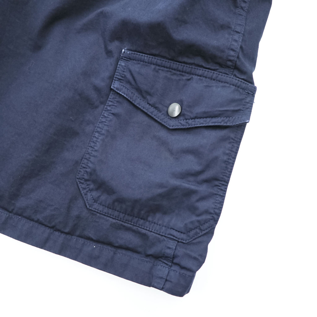 quadro プルオーバー ミリタリージャケット M ネイビー 中綿 サイドジップ hippocampus VINTAGE FATIGUES MHT アノラック