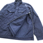 quadro プルオーバー ミリタリージャケット M ネイビー 中綿 サイドジップ hippocampus VINTAGE FATIGUES MHT アノラック